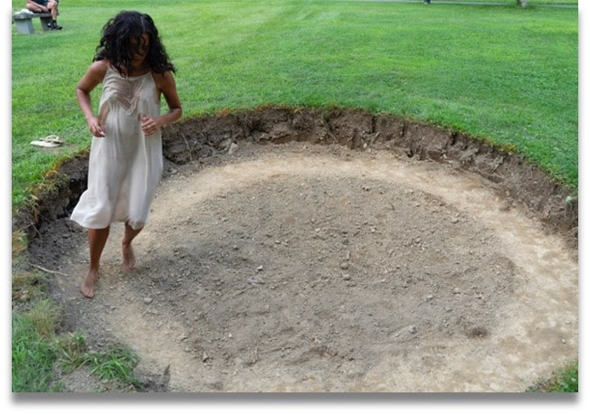 Obra “The Water Fountain” de June Canedo, obras