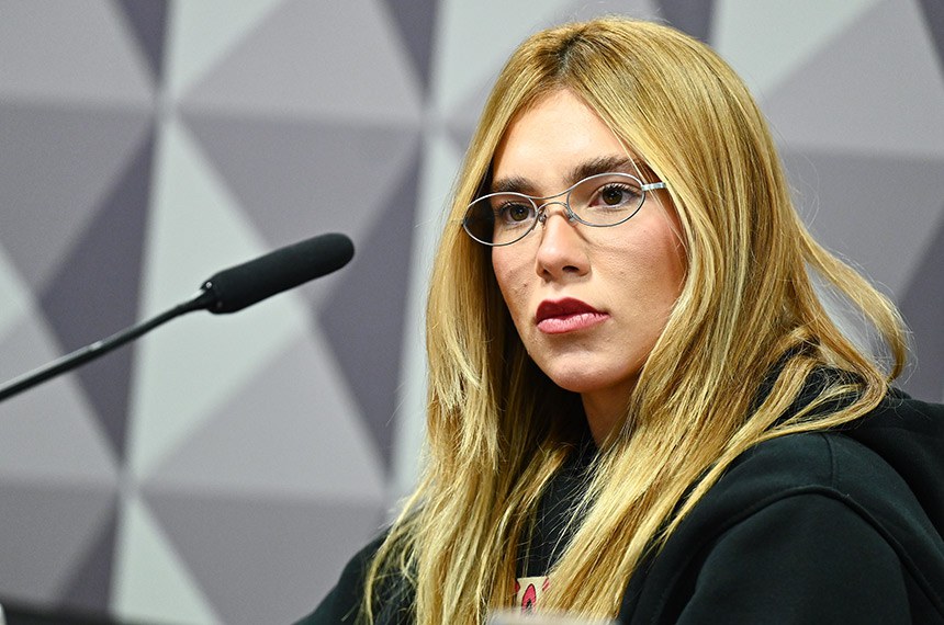 Virginia Fonseca presta depoimento na CPI das Apostas no Senado