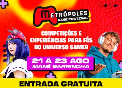 Metrópoles Game Festival reúne mais de 500 competidores e transforma Brasília em arena da cultura gamer