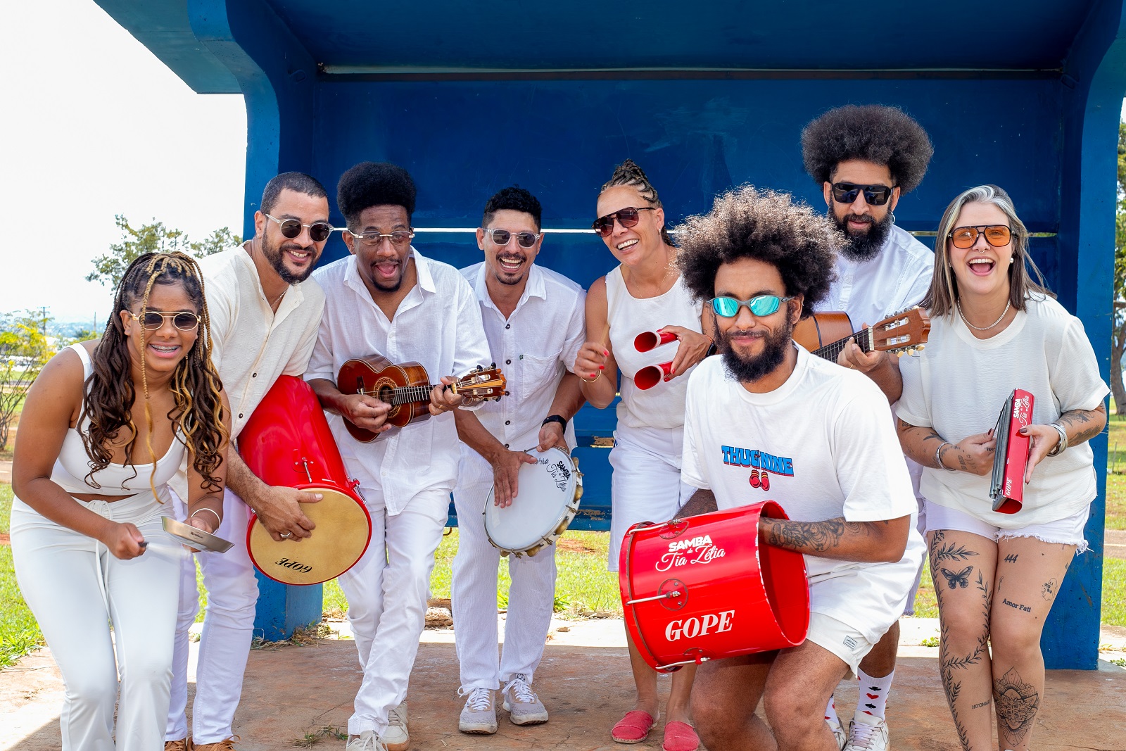 Samba da Tia Zélia grava seu primeiro audiovisual no dia 26 de setembro no Complexo Em Casa